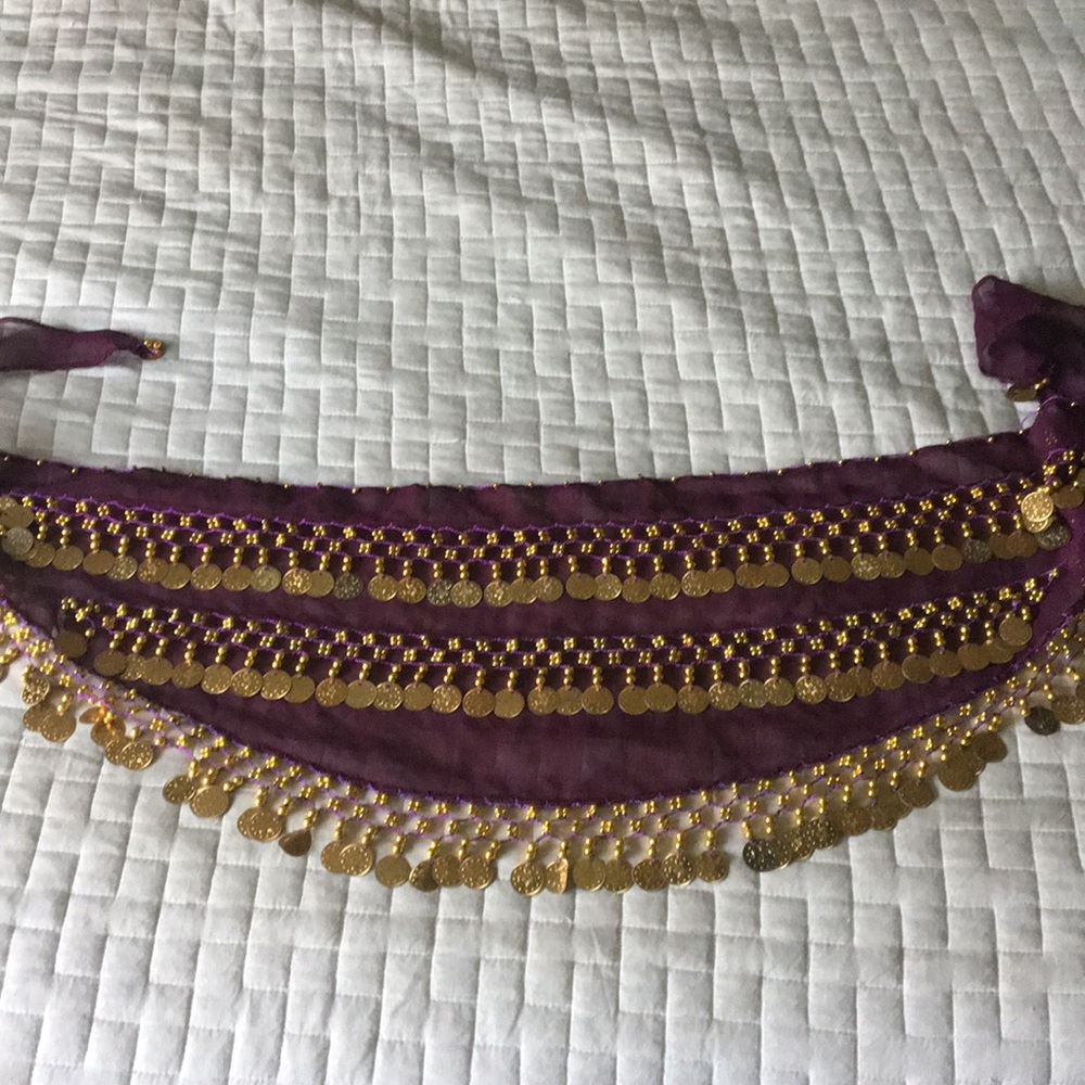 Belly-dance hip scarf